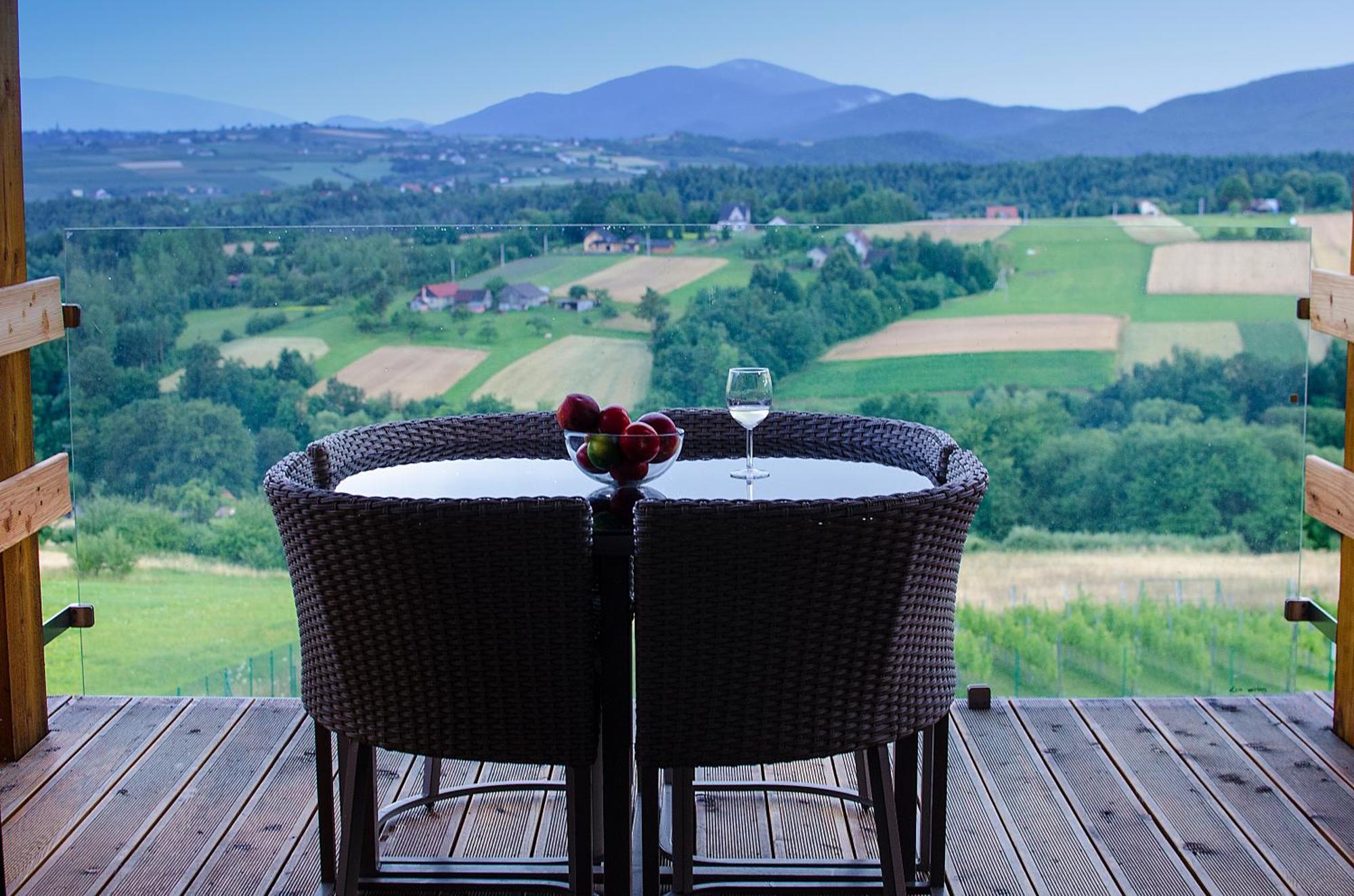 Fantastic View Vineyard Beskid Mountains Gruszow  Номер фото